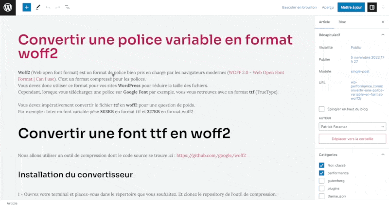 WordPress Gutenberg