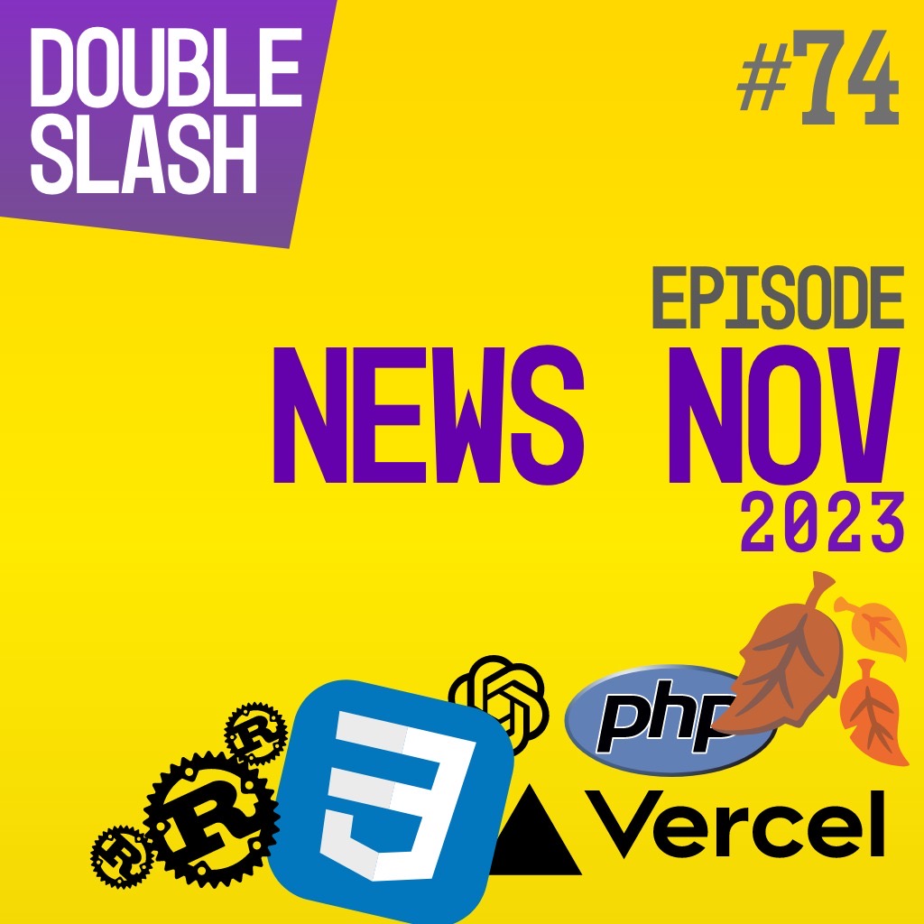 Les News Web Dev pour Novembre 2023