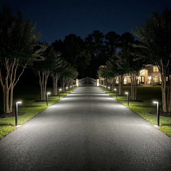 True Lumens Pro-Line Bollard -- bright, 18 months later