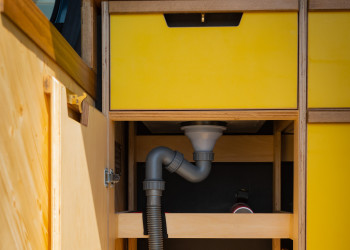 Renault Master L1H1 sink gray water tank plumbing @demausandmarsden 48.jpg