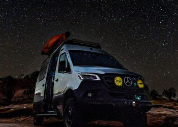 Parked under the stars Utah boondocking @peterholcombe.jpg