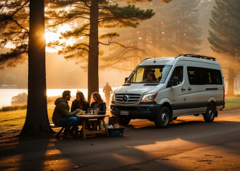 Gathered together for camping in the woods.jpg