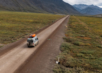 DeadhorsePrudhoe Bay North Slope Alaska dirt road @peterholcombe.jpg
