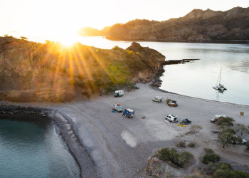 Drone view beach parking Baja California Sur @peterholcombe.jpg