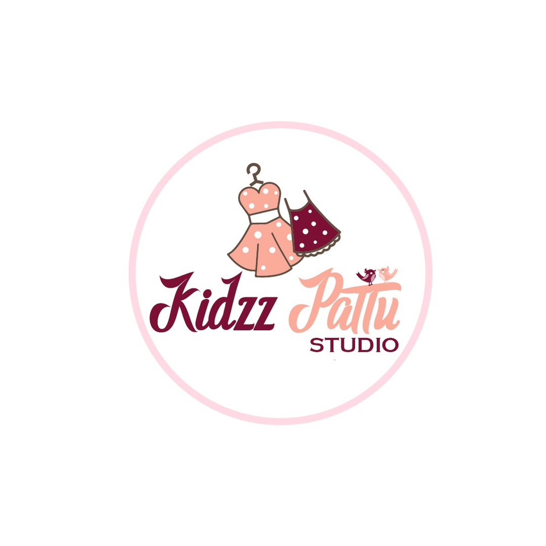 Kidzz Pattu kids clothing brand logo showcasing playful typography and colorful children’s wear branding