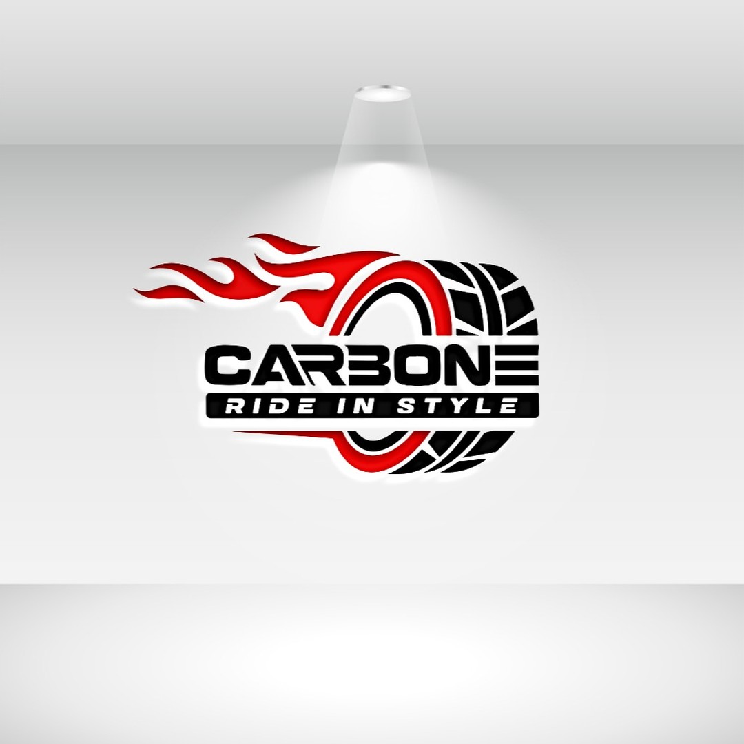 Carbone car wash and auto repair logo with bold automotive branding