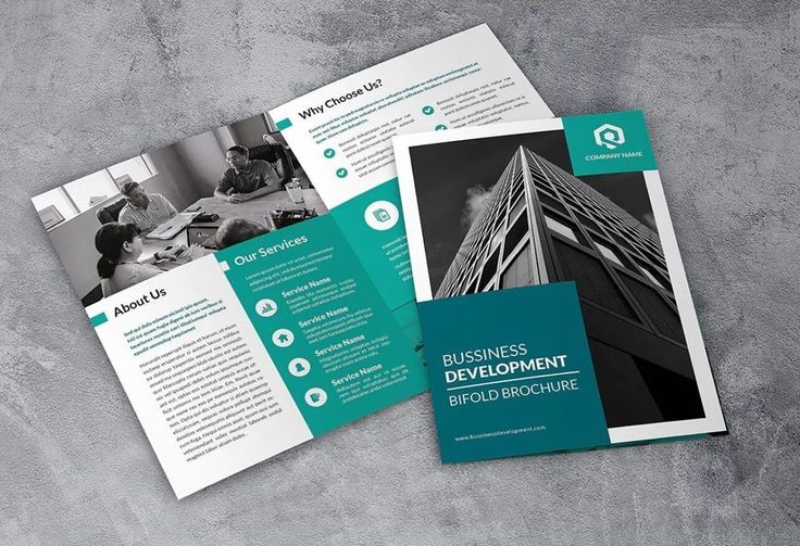 Business development brochure design for corporate consulting