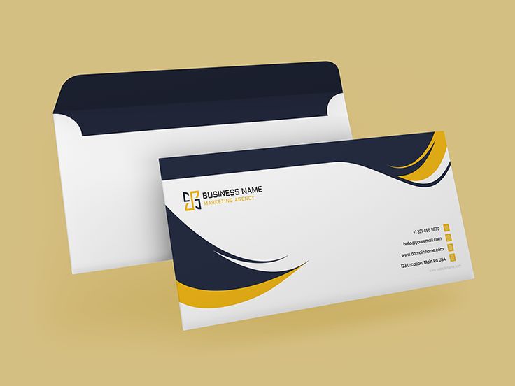 Premium envelope design for Crestline Architects with architectural styling