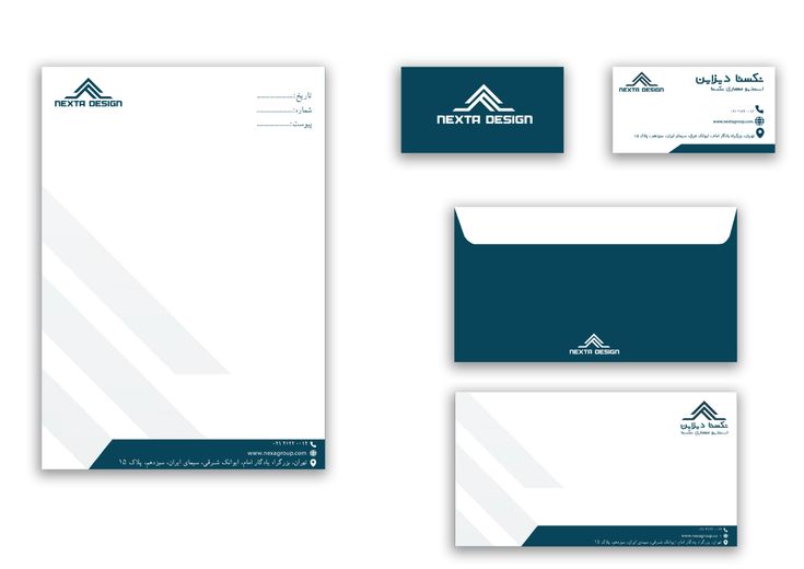 Minimal letterhead design with subtle branding and clean typography