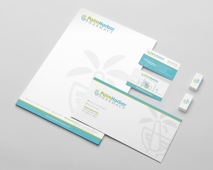 Healthcare pharmacy letterhead design with clean and professional layout