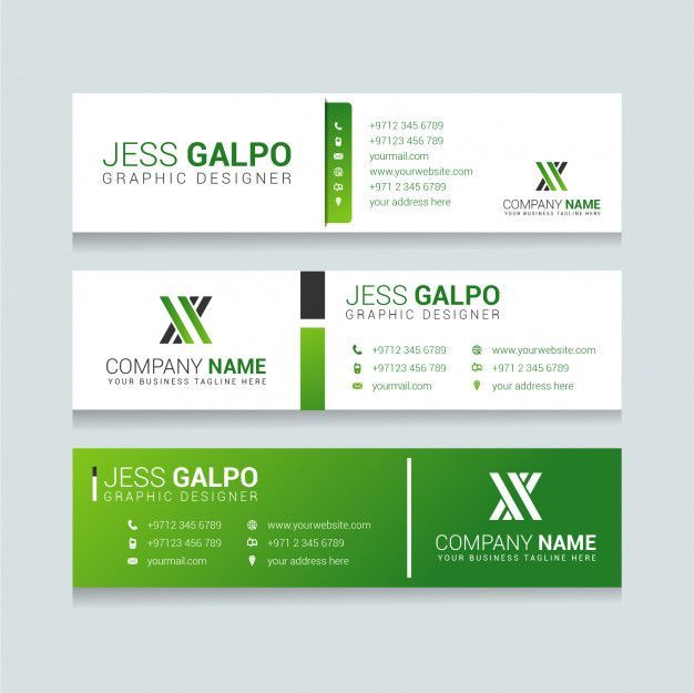 Creative email signature design for graphic designers