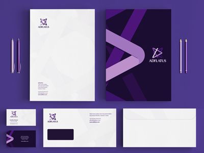 corporate brand identity stationery design with letterhead, envelope and business cards