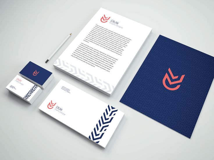 CRW Consulting Group corporate brand identity and stationery design