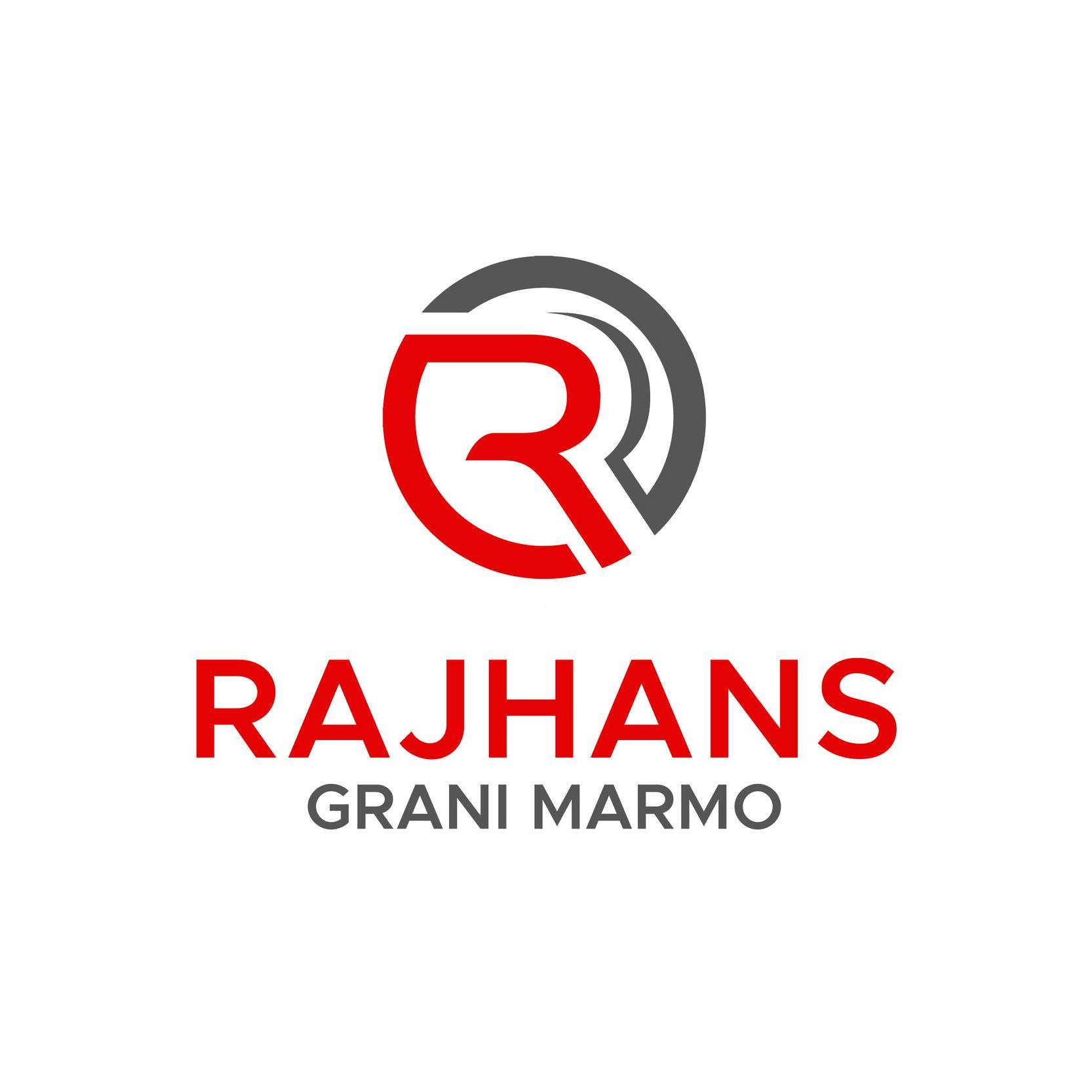 Rajhans Grani Marmo logo for marble and granite export business