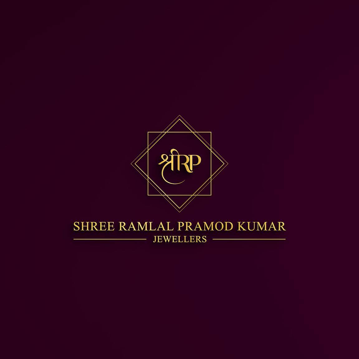 Luxury jewellery logo design for Shree Ramlal Pramod Kumar Jewellers showroom
