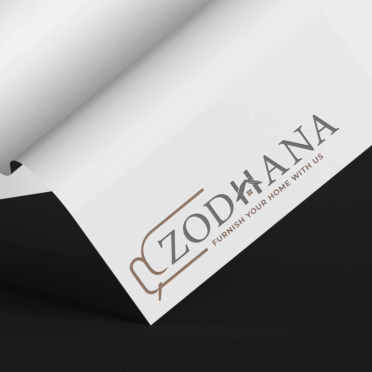 Furniture and interior logo design for Zodhana brand