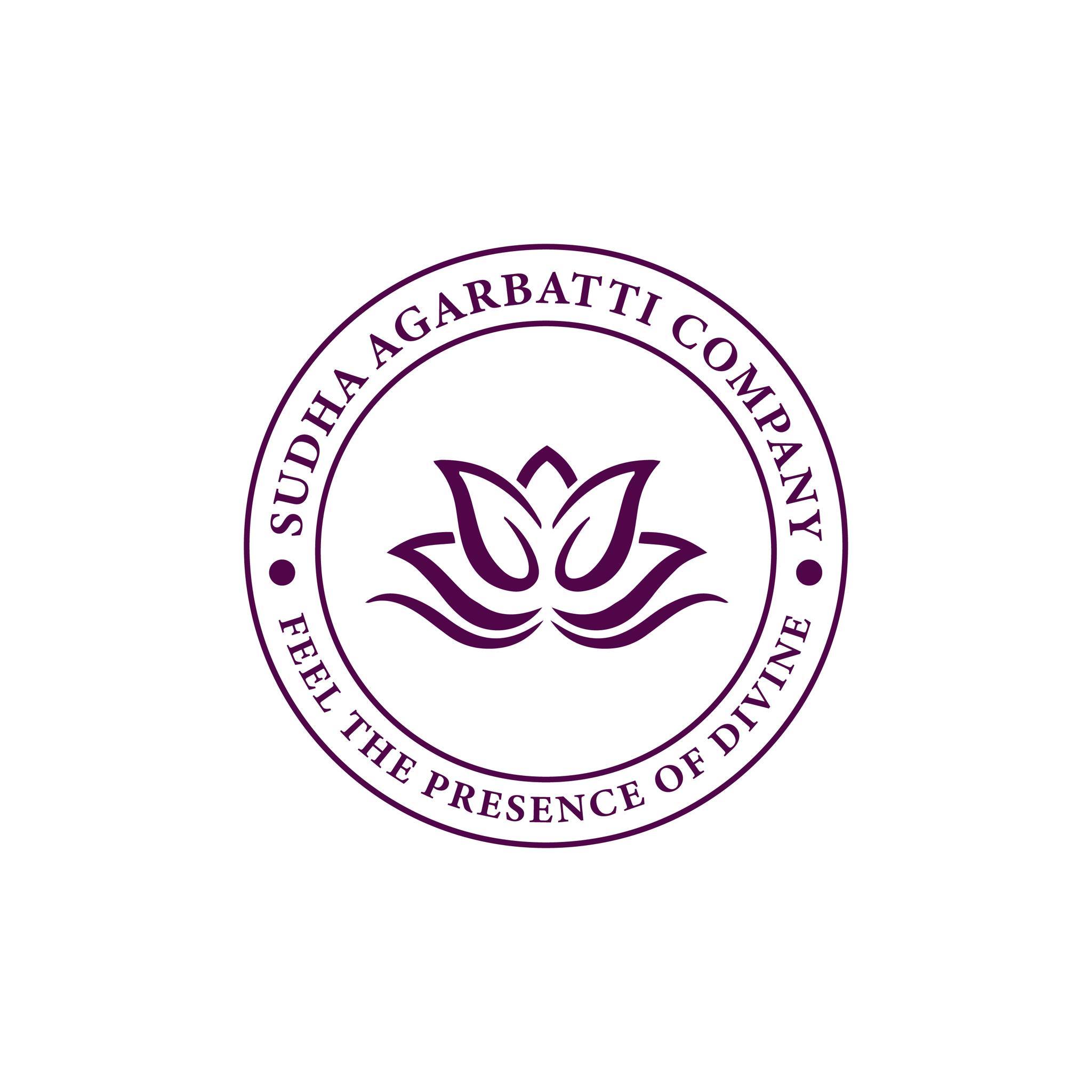 Spiritual agarbatti logo design for Sudha Agarbatti Company
