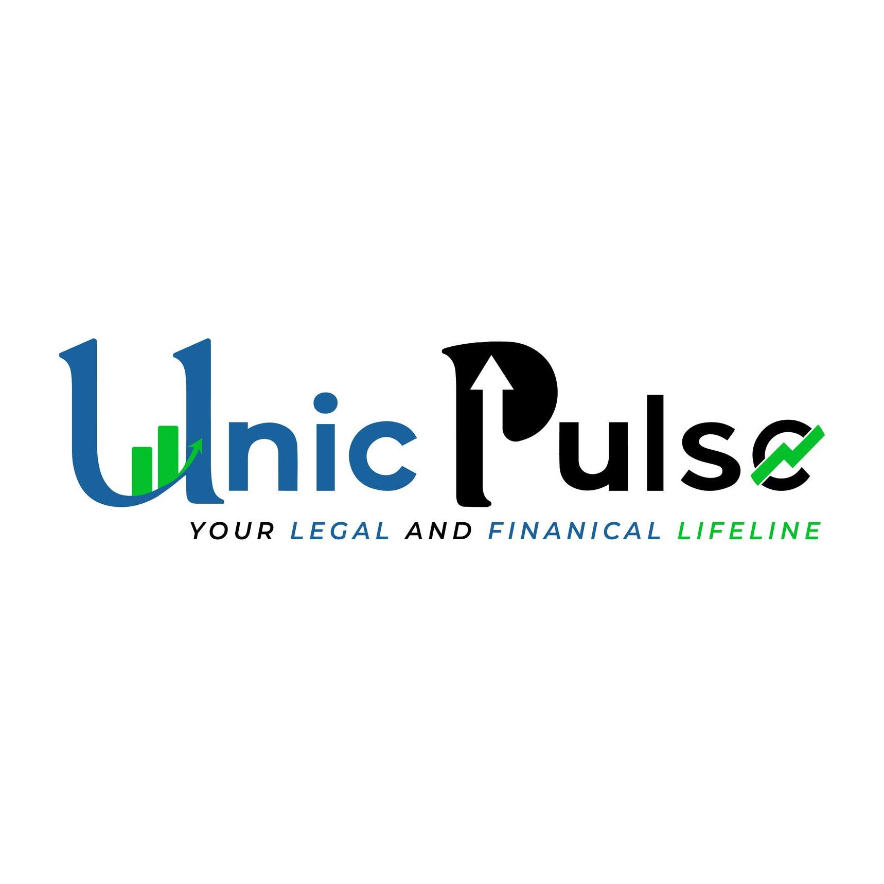 Unic Pulse legal and financial consultancy logo design
