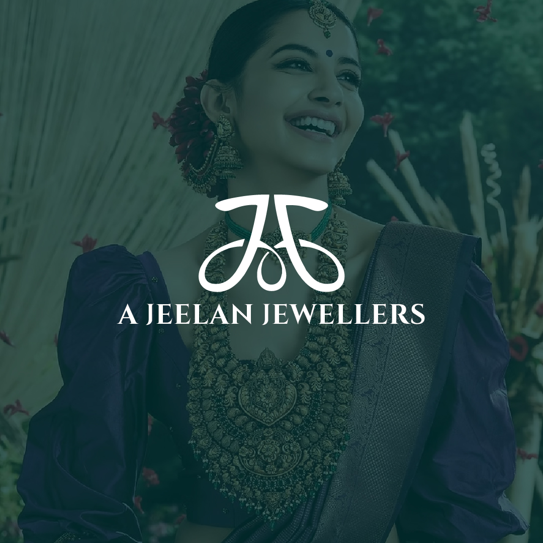 Luxury jewellery logo design for A Jeelan Jewellers