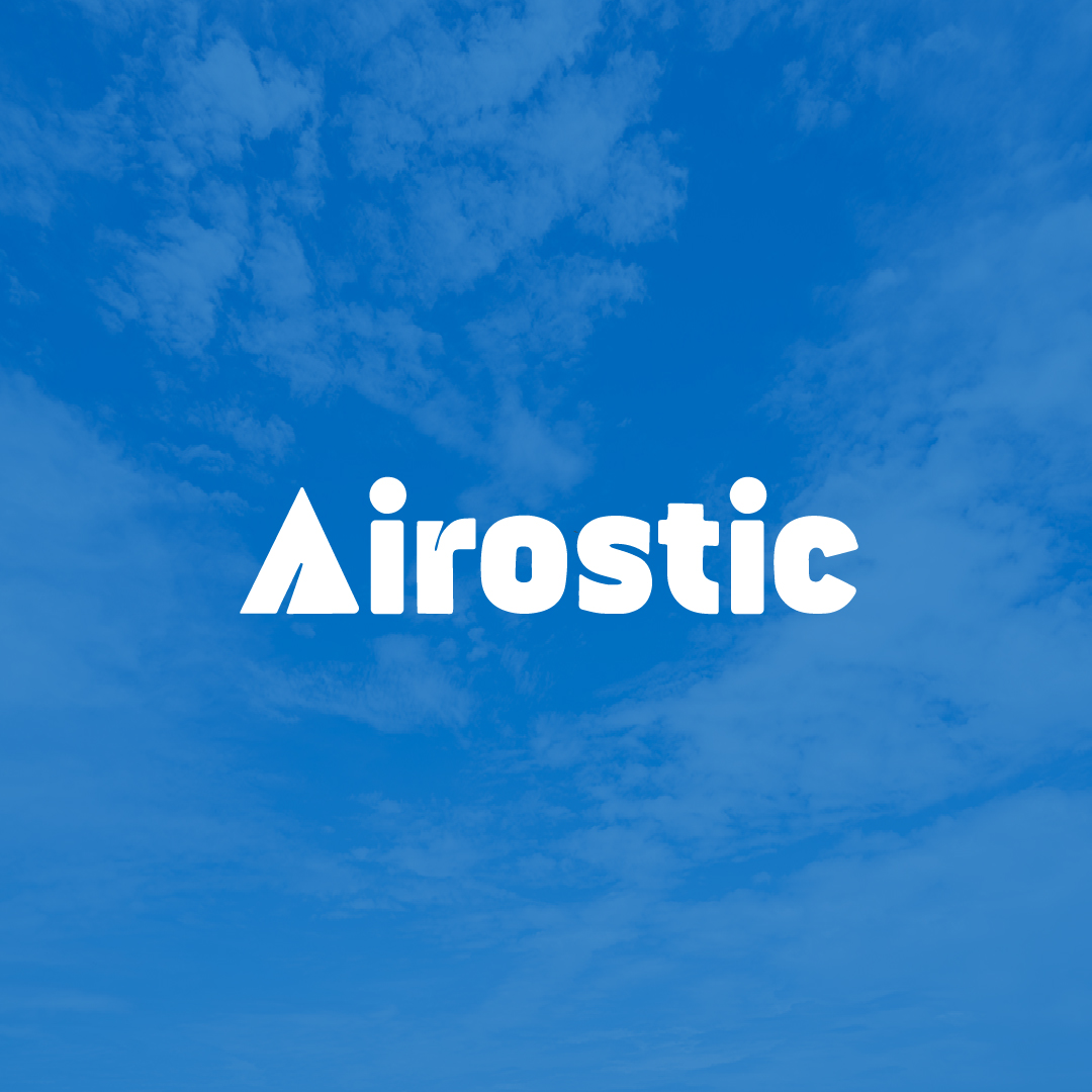 Modern technology logo design for Airostic brand