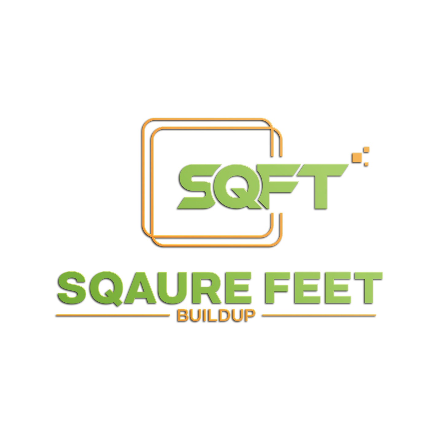 Square Feet BuildUp SQFT logo showcasing construction planning and teamwork