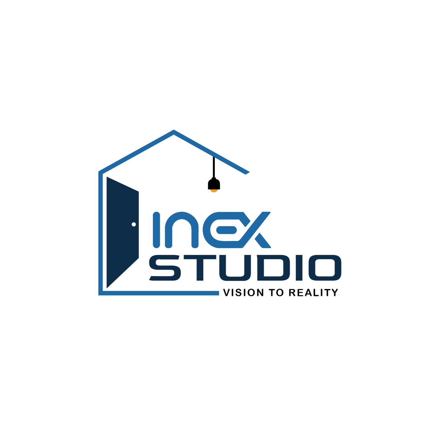 Modern interior studio logo design for Inex Studio