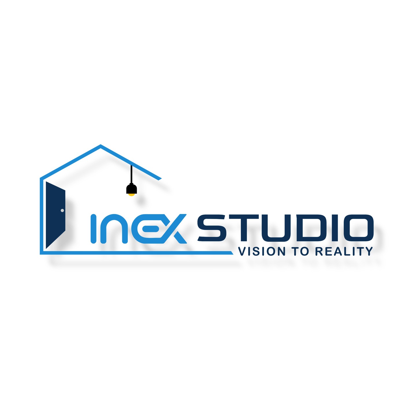 Modern interior studio logo design for Inex Studio