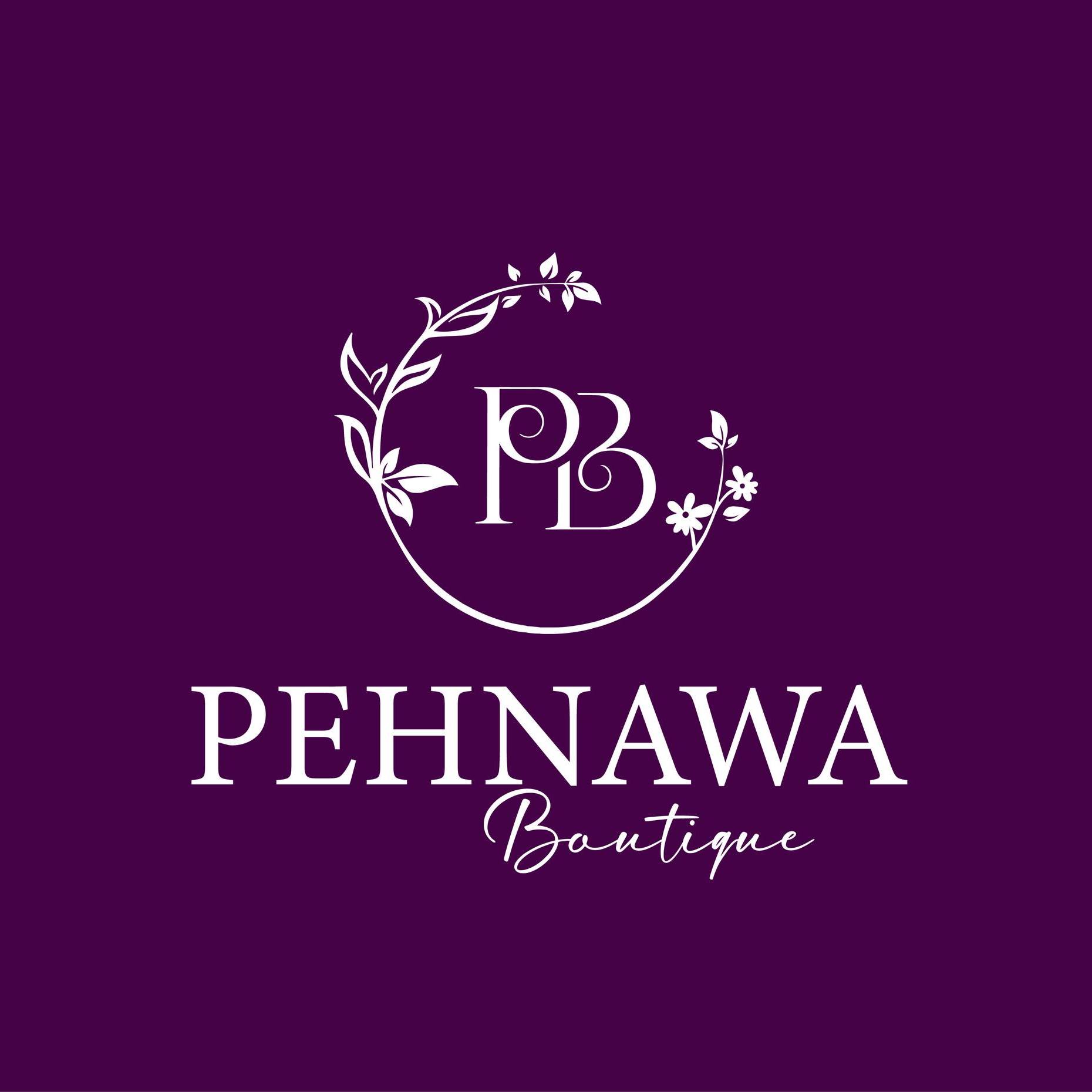 Pehnawa Boutique women fashion logo design