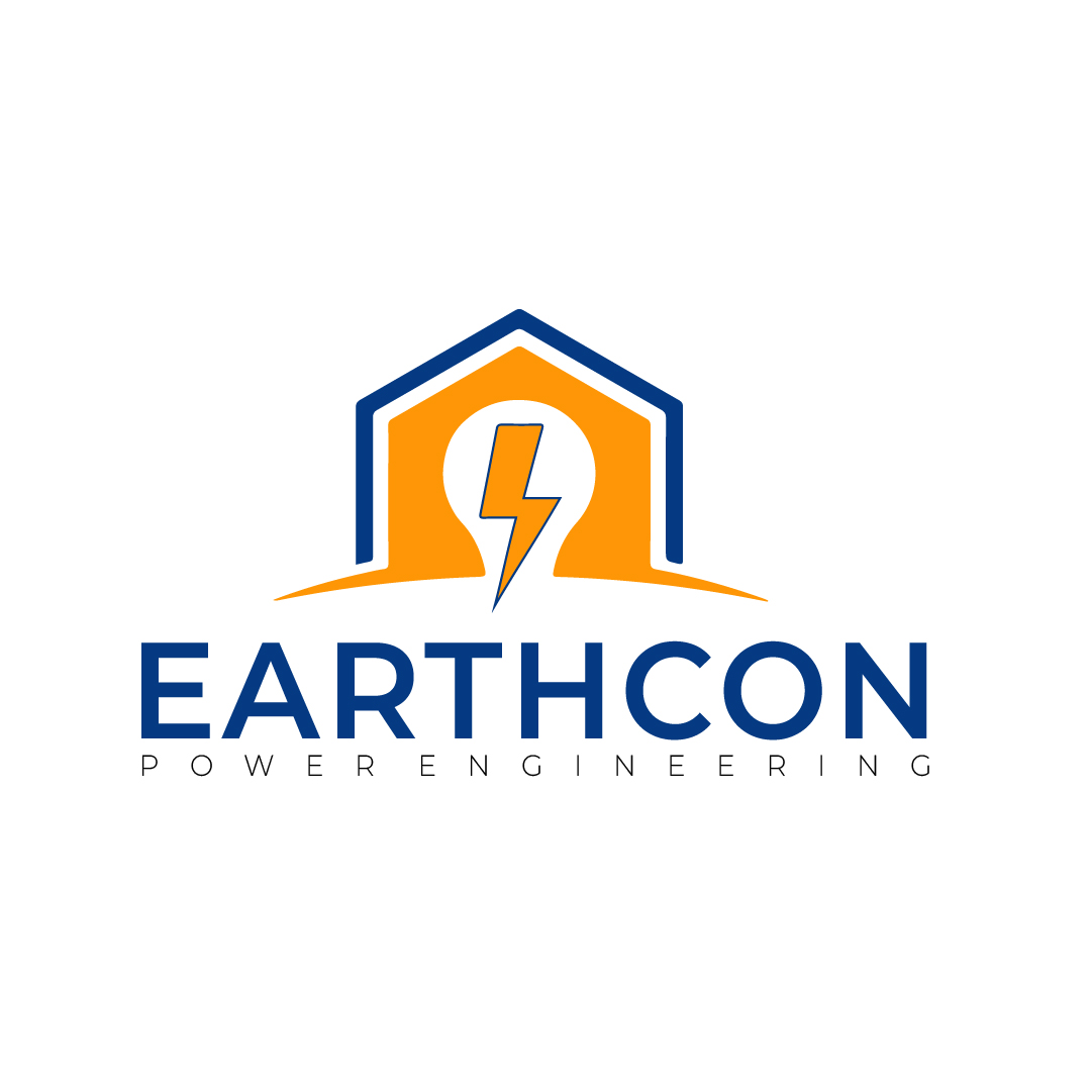 Earthcon Power Engineering professional electrical logo design
