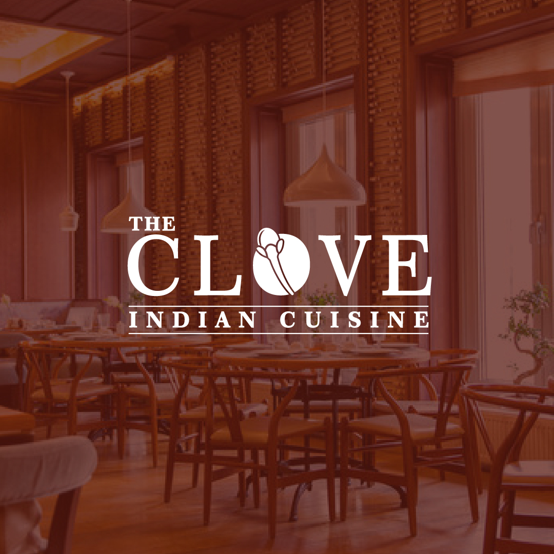 The Clove Indian Cuisine restaurant logo design