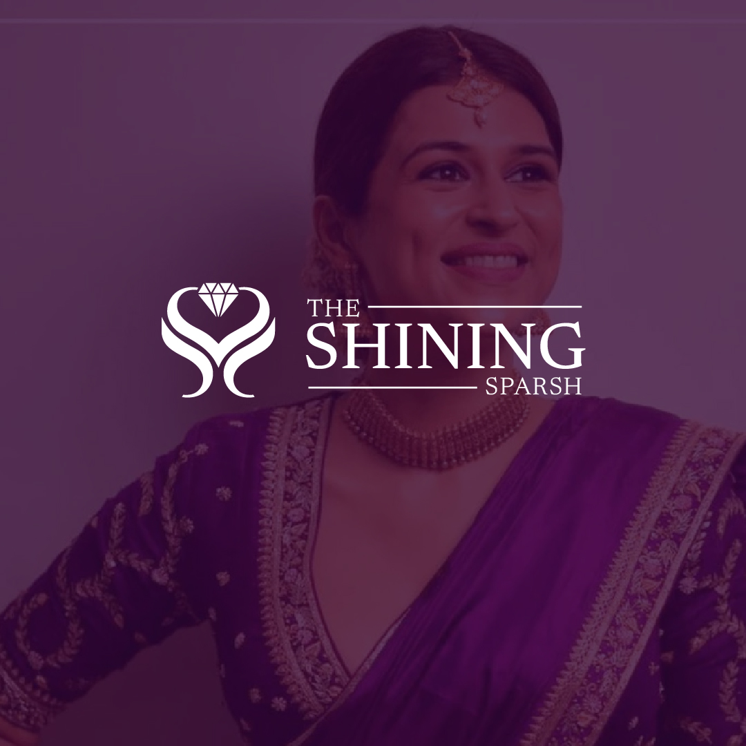 The Shining Sparsh luxury jewellery brand logo design