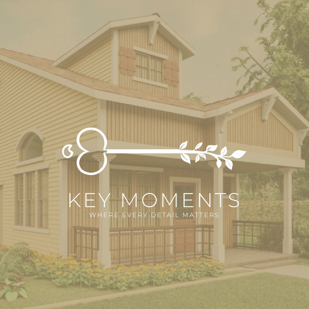 Key Moments minimal logo design symbolizing elegance and detail