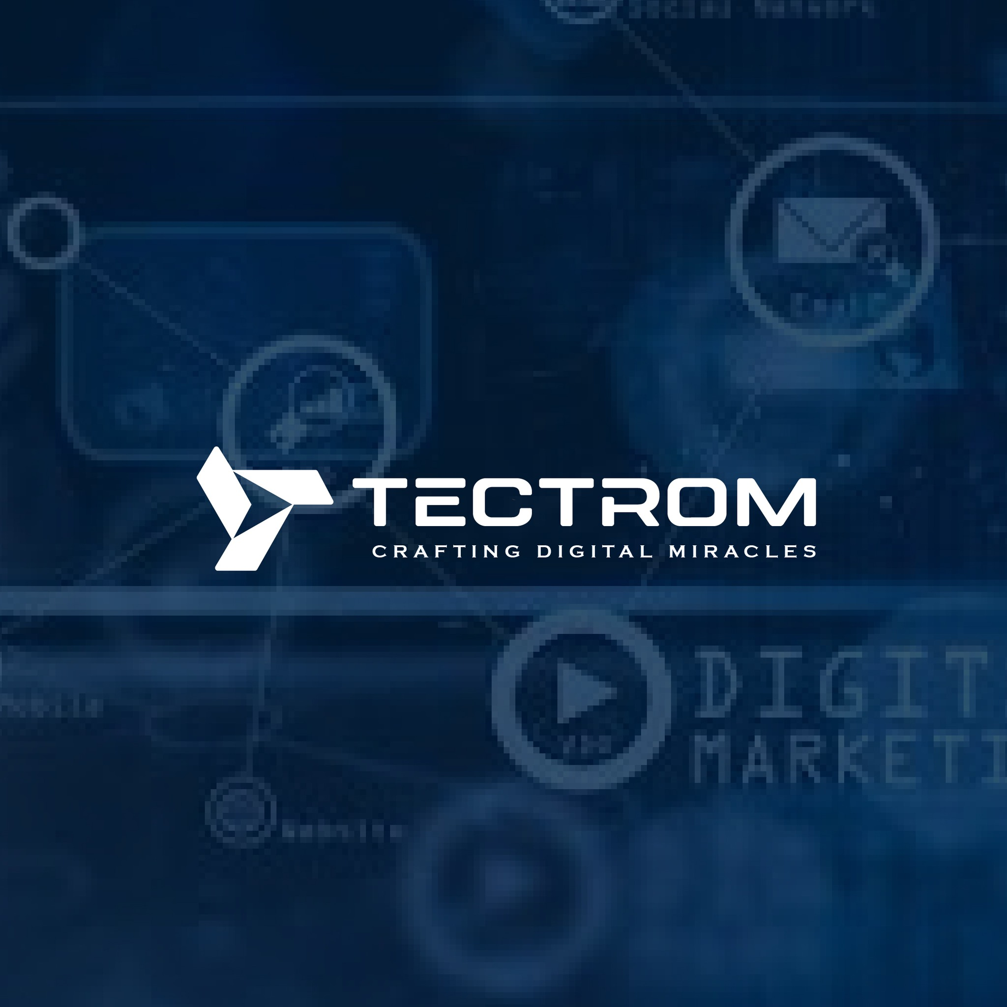 Tectrom Web Media modern IT company logo