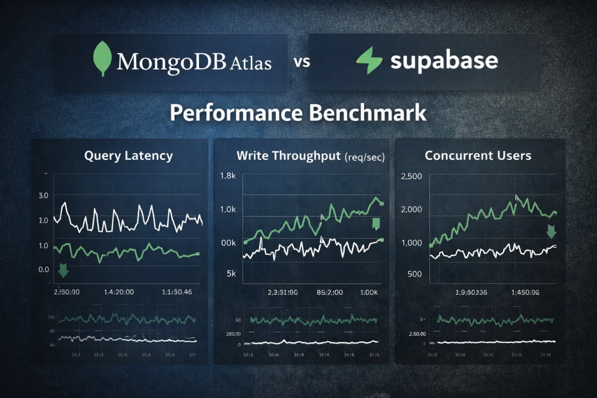 MongoDB Atlas vs Supabase performance benchmarking