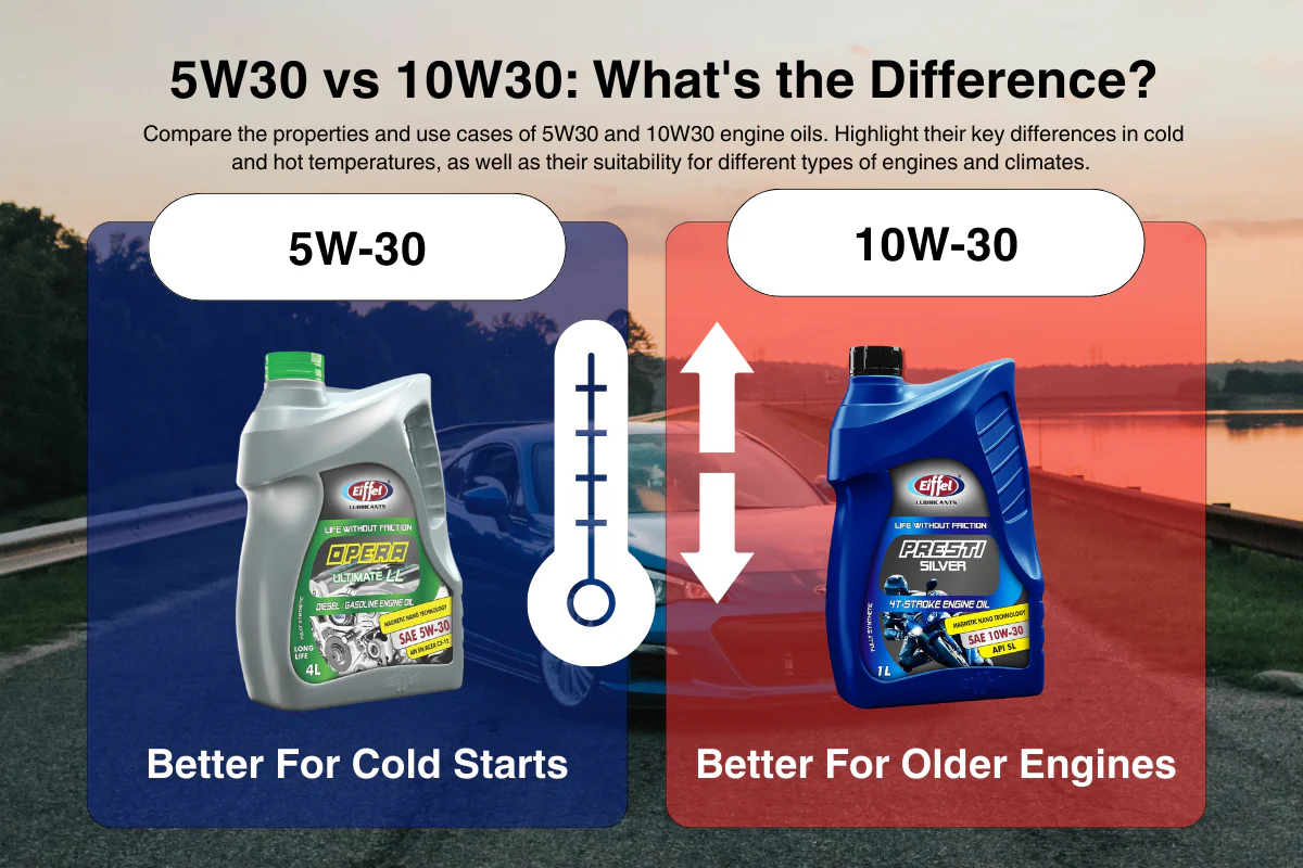 5W30 Vs 10W30 Engine Oil: Which Is Better? 5W30 Vs 10W30 Engine Oil: Which Is Better?