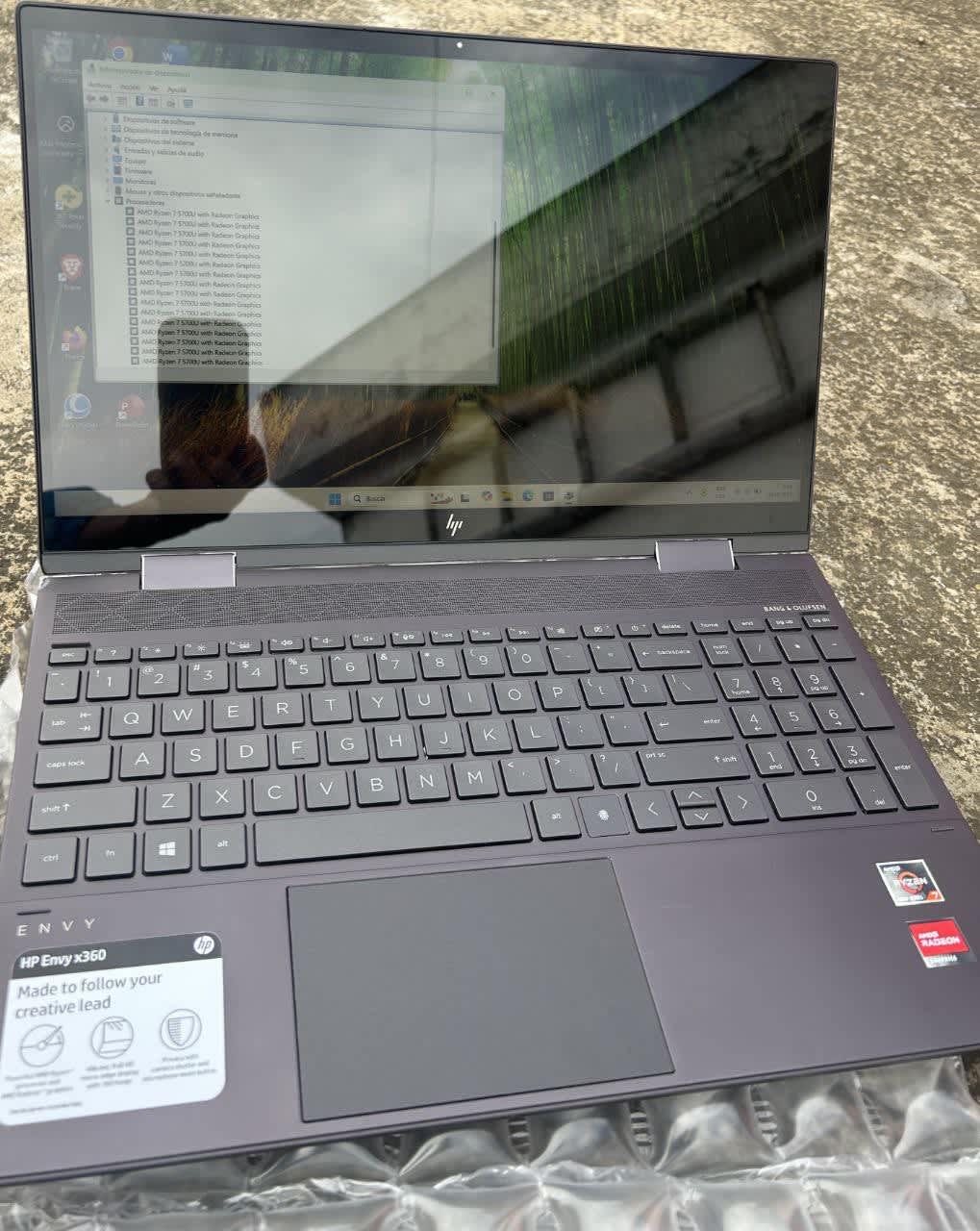 HP Envy - Ryzen 7 series 7700U - 512 SSD - 16 RAM - Chokhma Tech Riobamba