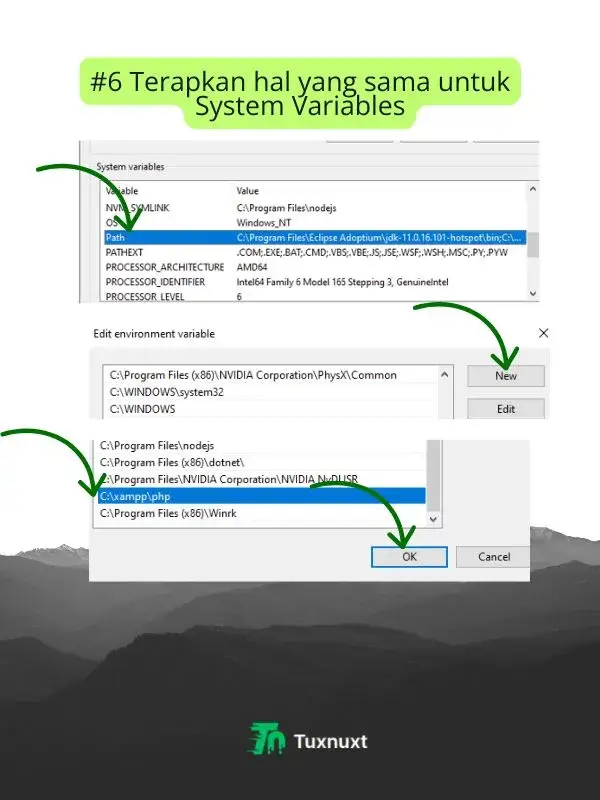 agar php ini berjalan juga di semua user
