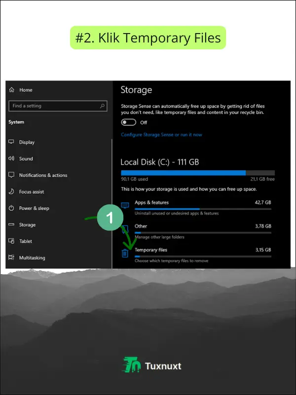 Klik temporary files