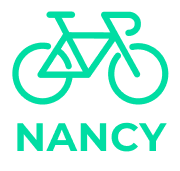 Logo vélo avec le nom de la ville.