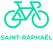 Logo vélo avec le nom de la ville.
