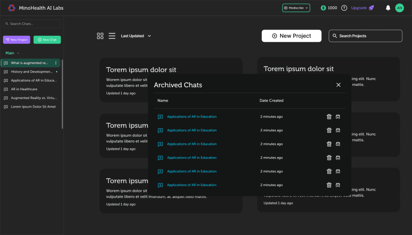 Conversational AI Interface
