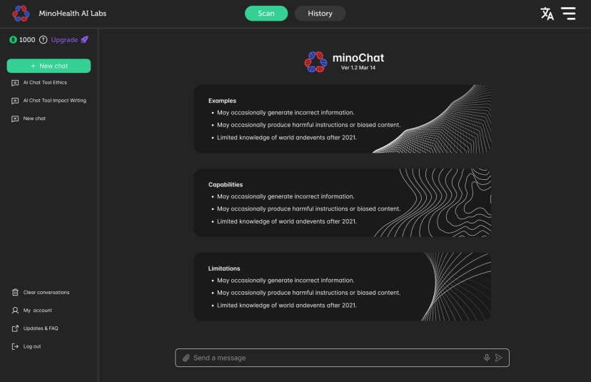 Mobile UI for AI Radiology Dashboard showing diagnostic analysis interface with 97% accuracy metrics