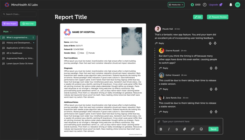 Commenting Interface