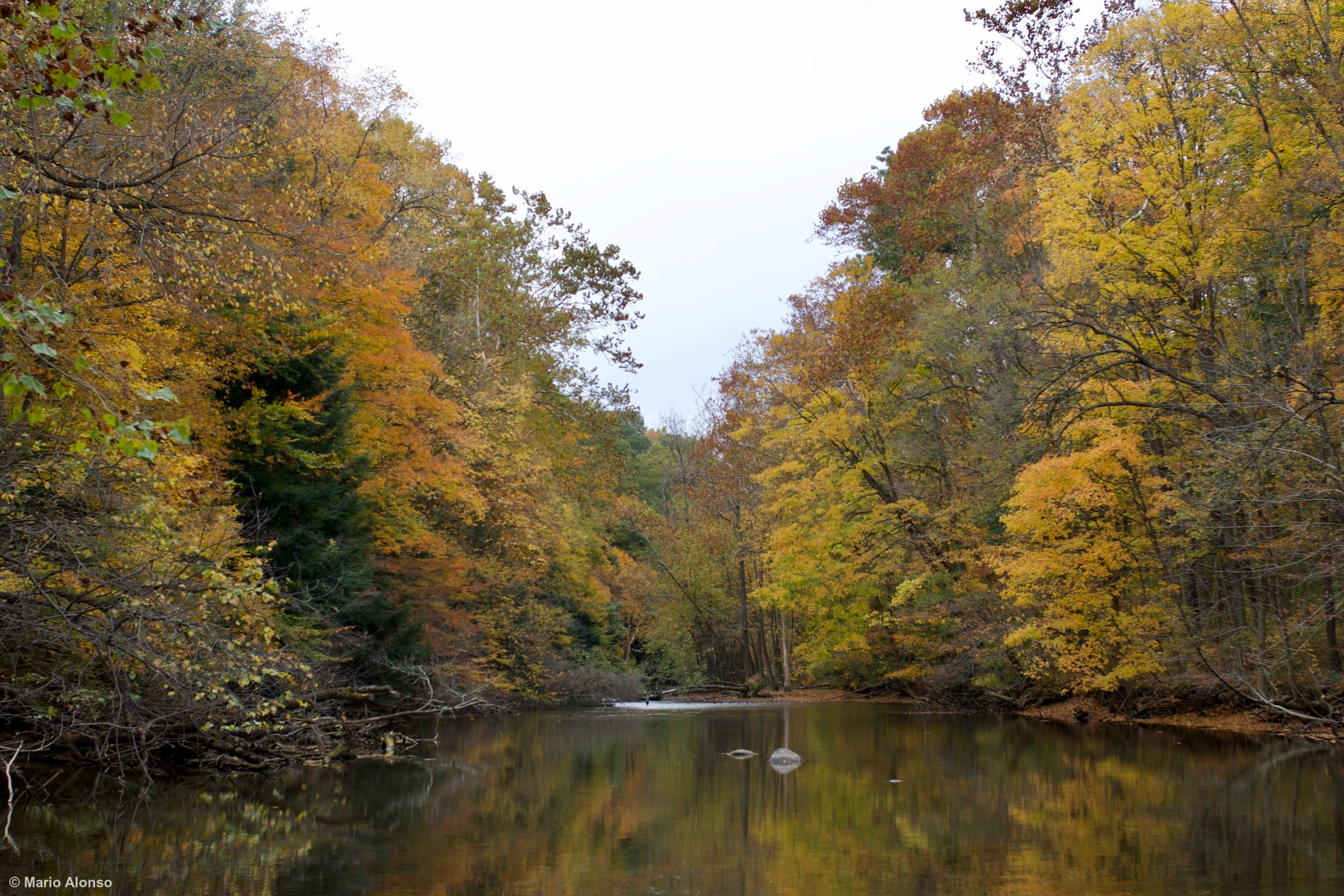 Autumn on the Mohican River