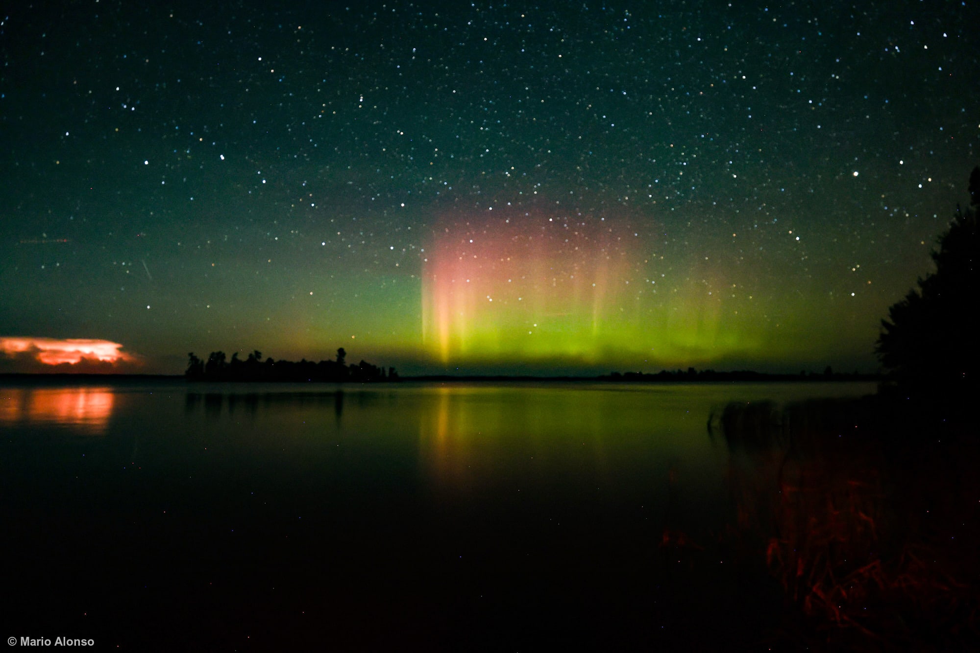 Northern Lights Over Storm