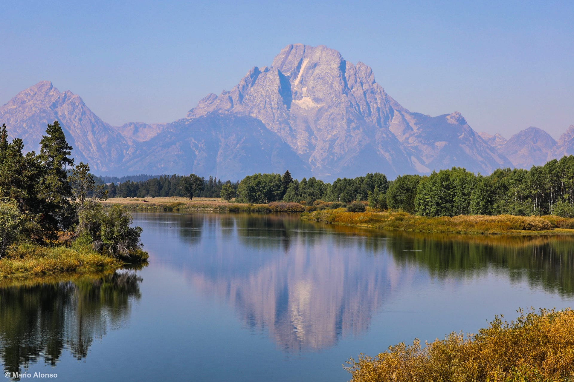 Teton Reflection on Snake River