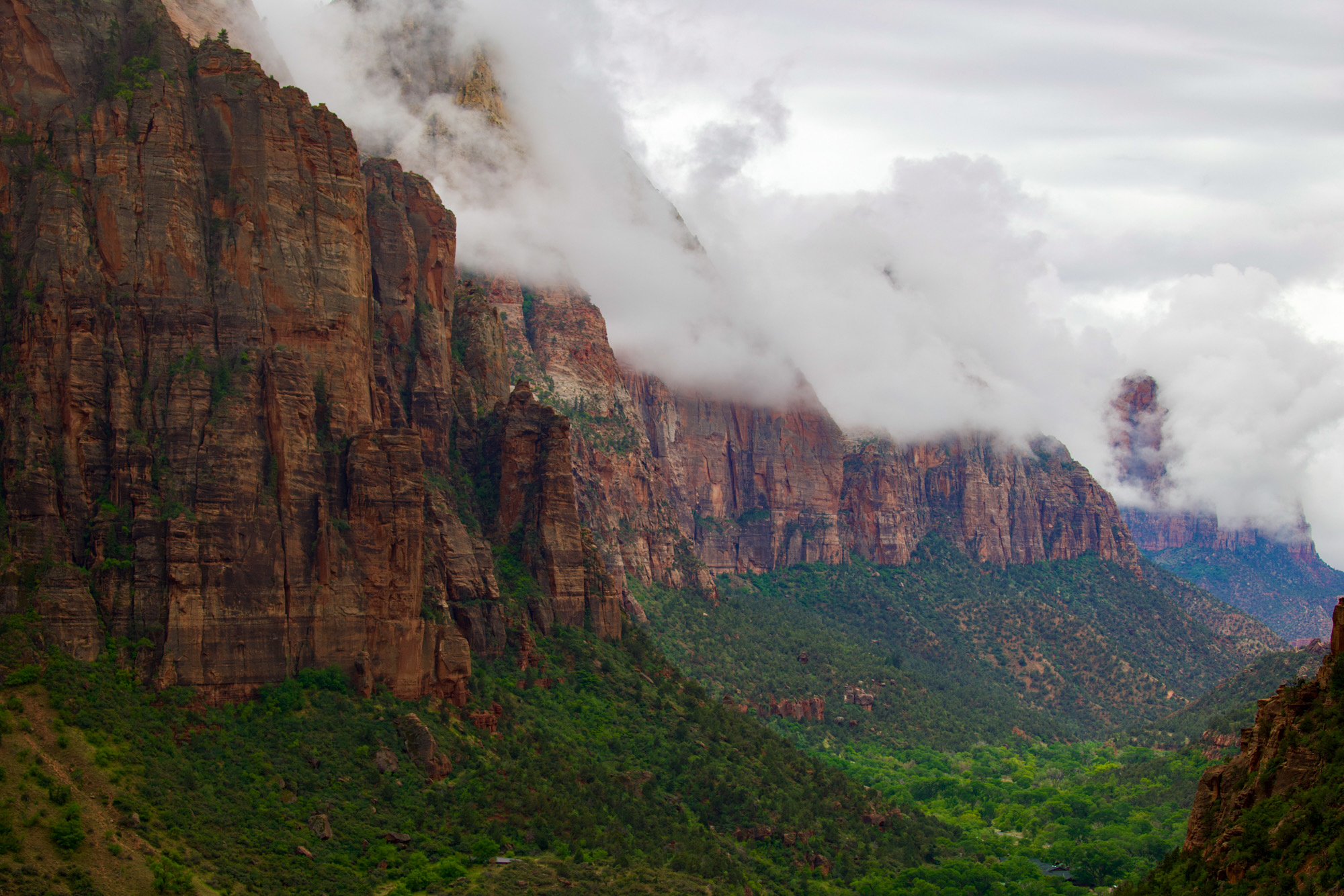 Clouds Over Zion Canyon
