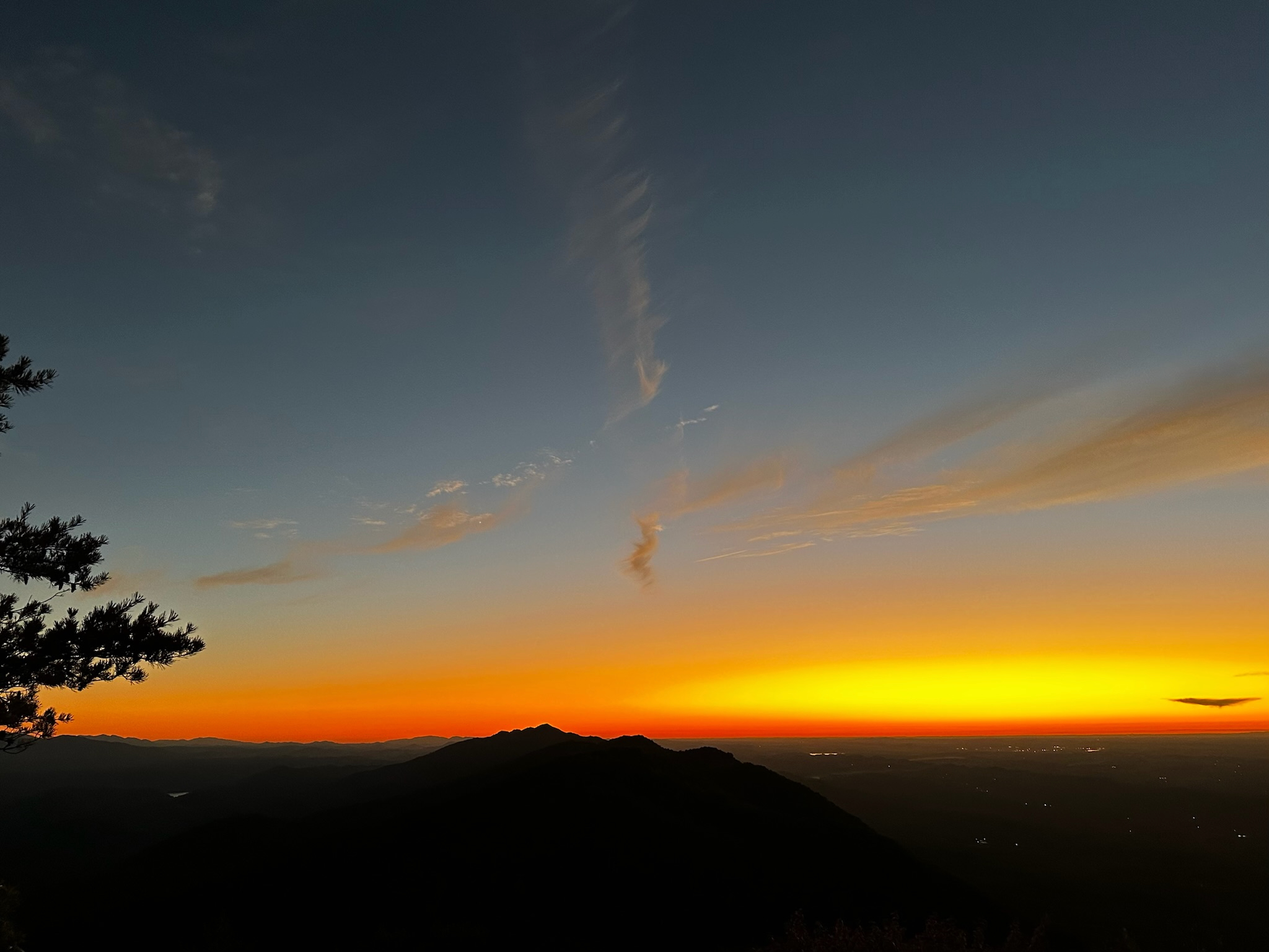 Sunset from Look Rock