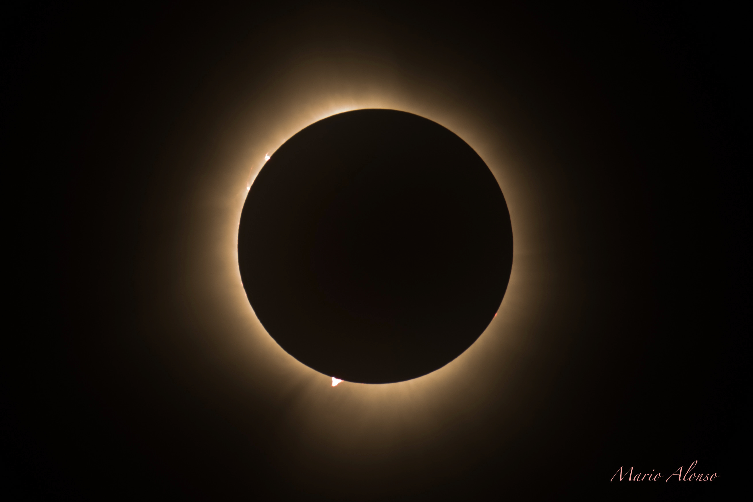 Total Solar Eclipse Ring of Fire