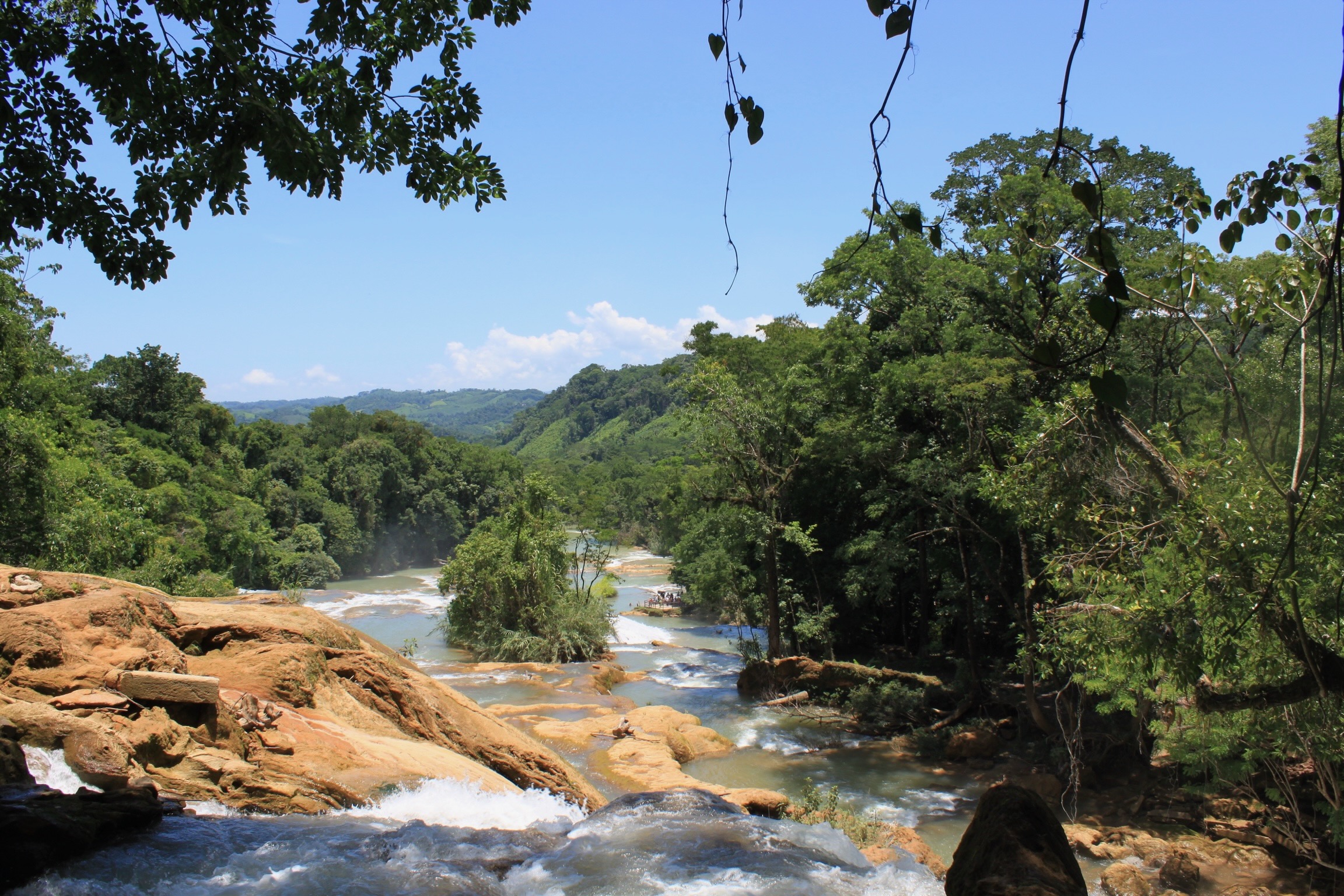 Agua Azul River Valley from Above, Chiapas